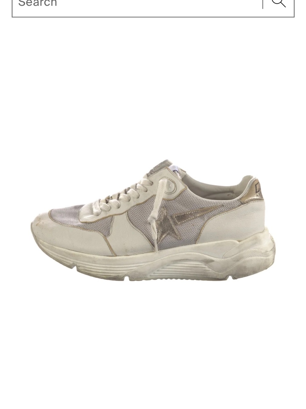 Golden goose leather athletic sneakers